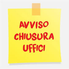 Chiusura uffici dell'Ente